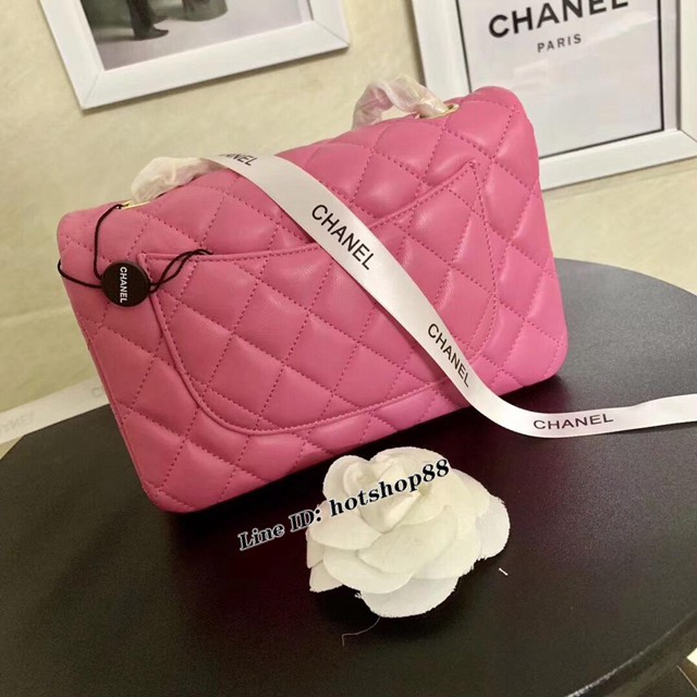 CHANEL平紋小羊皮CF女包 香奈兒原單品質mini小號斜挎包 1116羊皮 djc1961